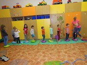 Cvičení zdravá dětská noha ve školce